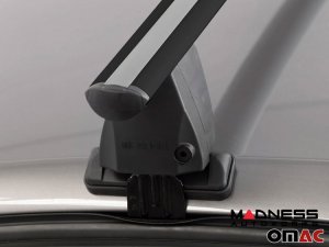 FIAT 500 Roof Rack Cross Bars - Black 2017-2019